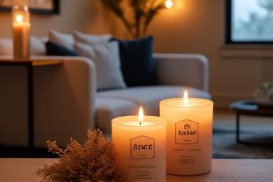 Decoración con velas de interiores