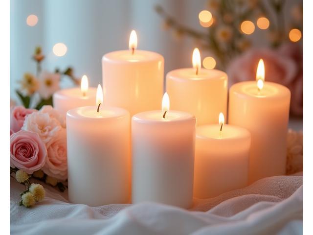 Velas elegantes para bodas